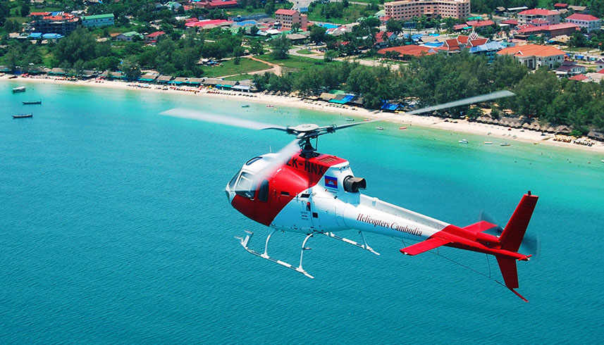 helicopter shuttle to kep
