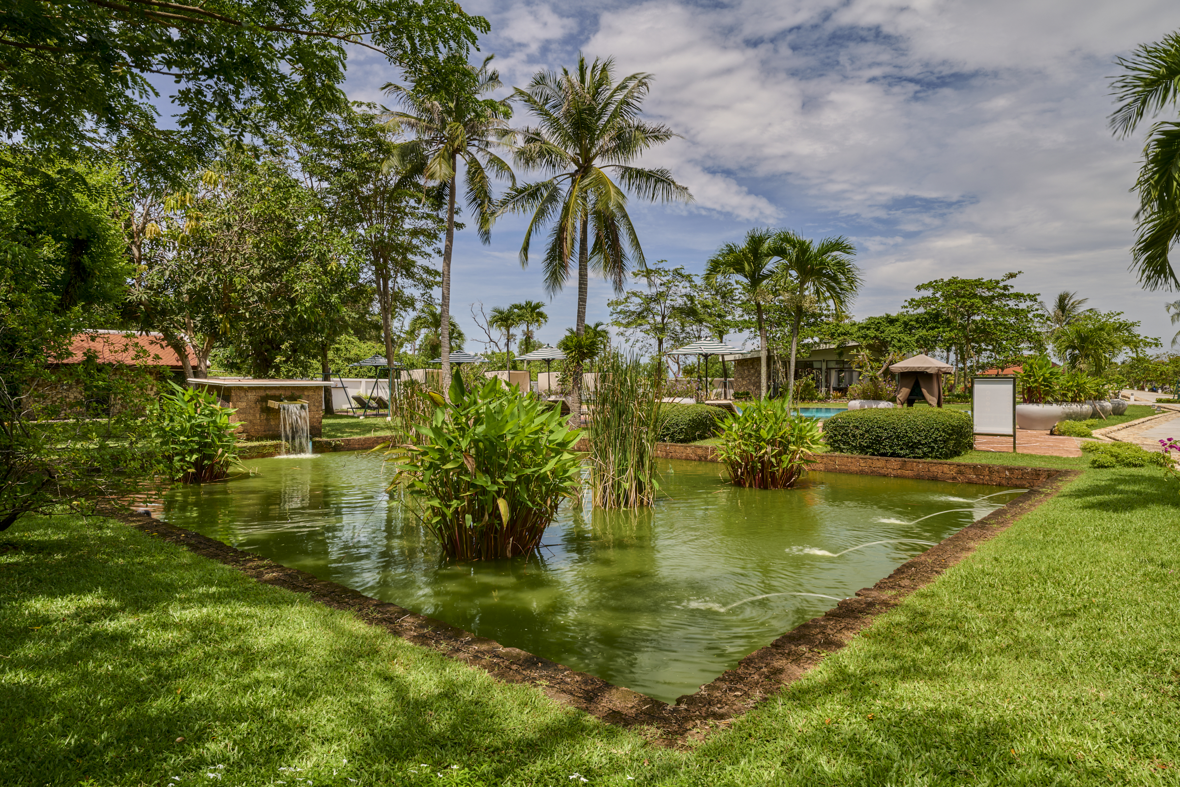 Tropical Garden Tropical Garden Facilities at Samanea Beach Resort in Kep