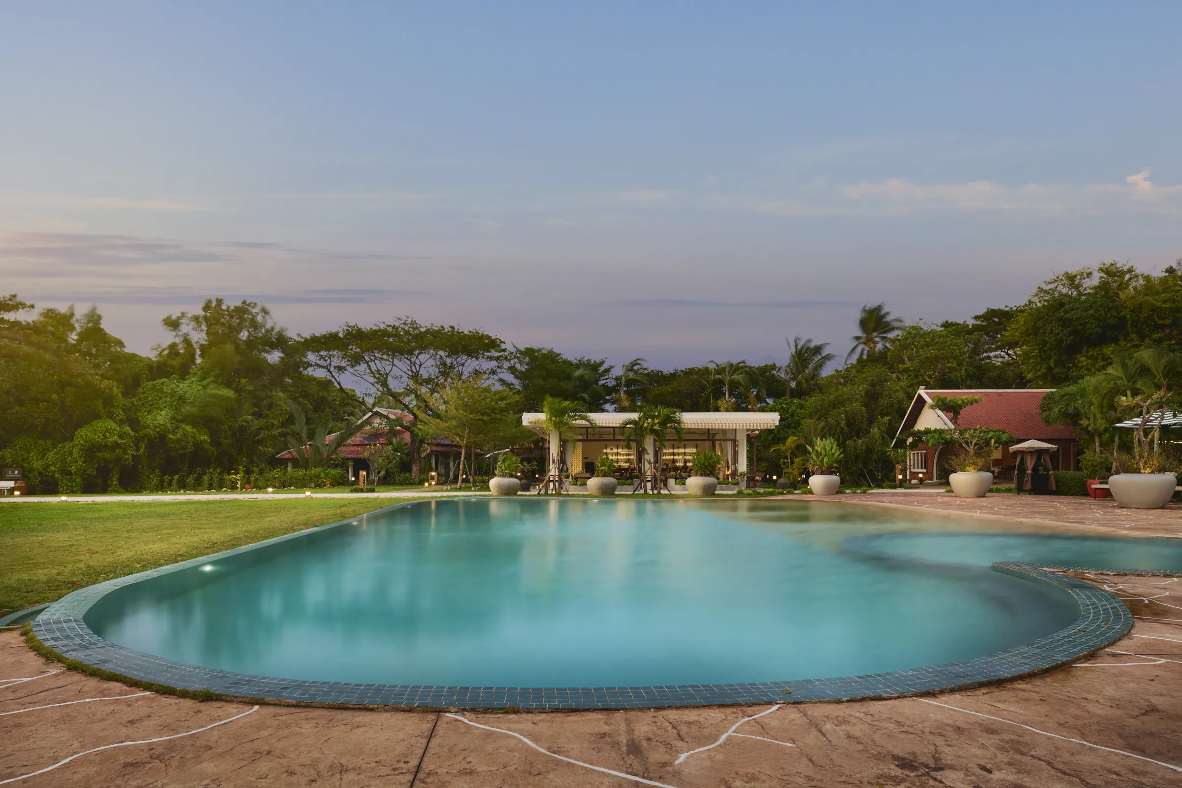 Swimming Pool Facilities at Samanea Beach Resort in Kep